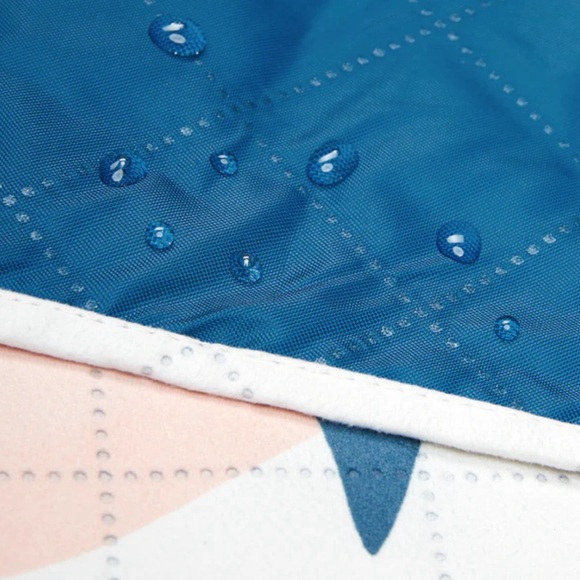 waterproof Terracotta Tropics picnic blanket/sz X-L-NWT-100% recycled materials - Picture 7 of 16